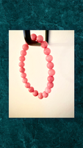 Rosa Elastik Armbånd - Håndlavet Smykke