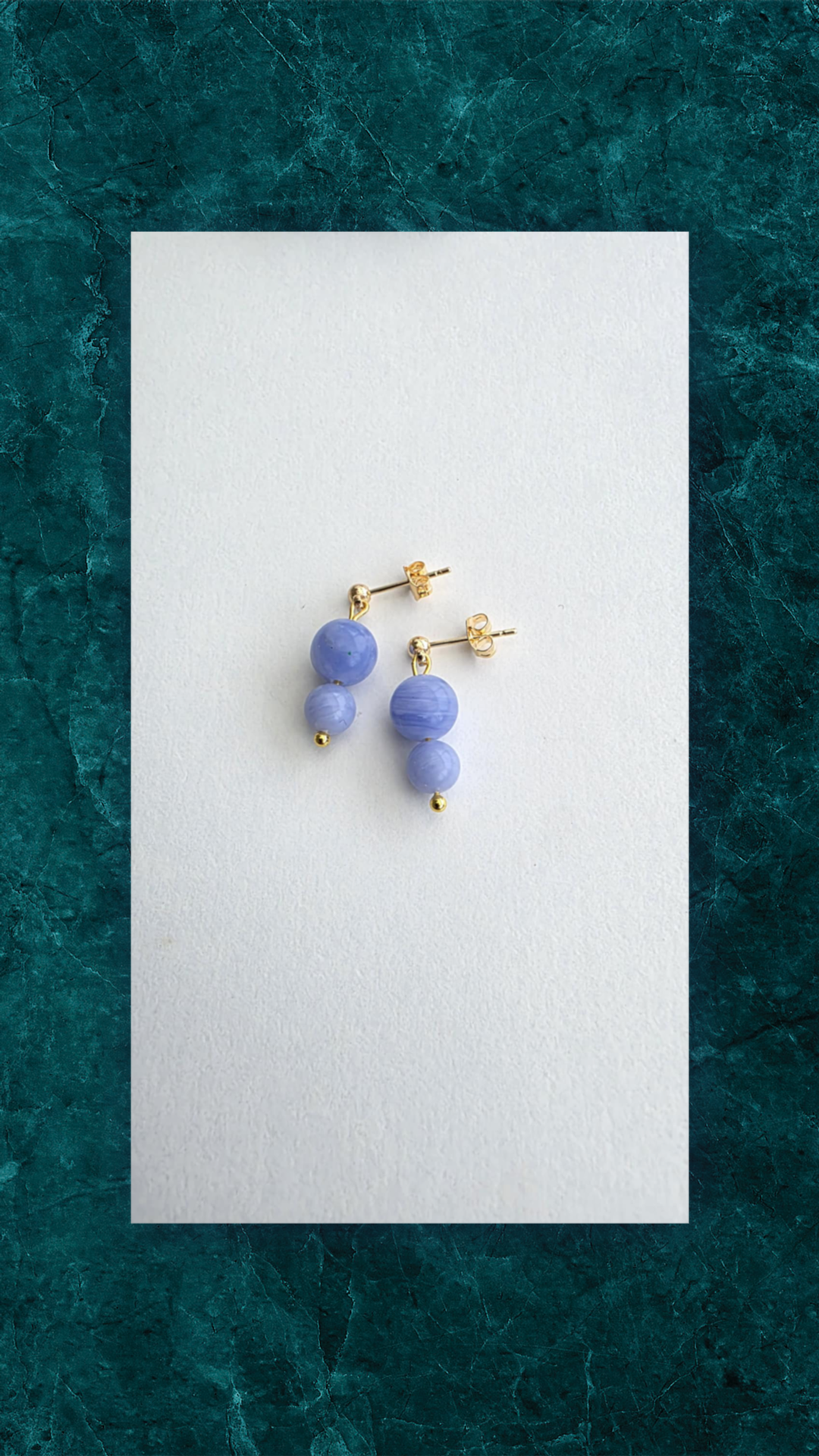 Forgyldte Øreringe - Perfekt Balance