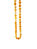 Halskæde med gule perler #240