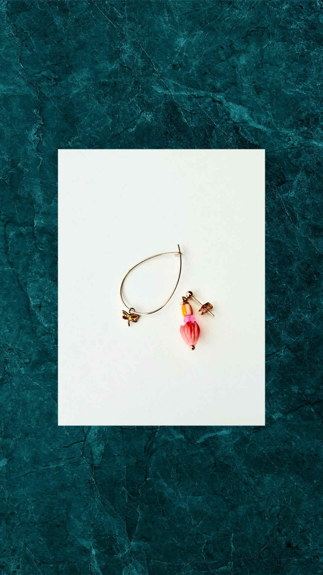 Guldsmed & Tulipan Øreringe – Forgyldt