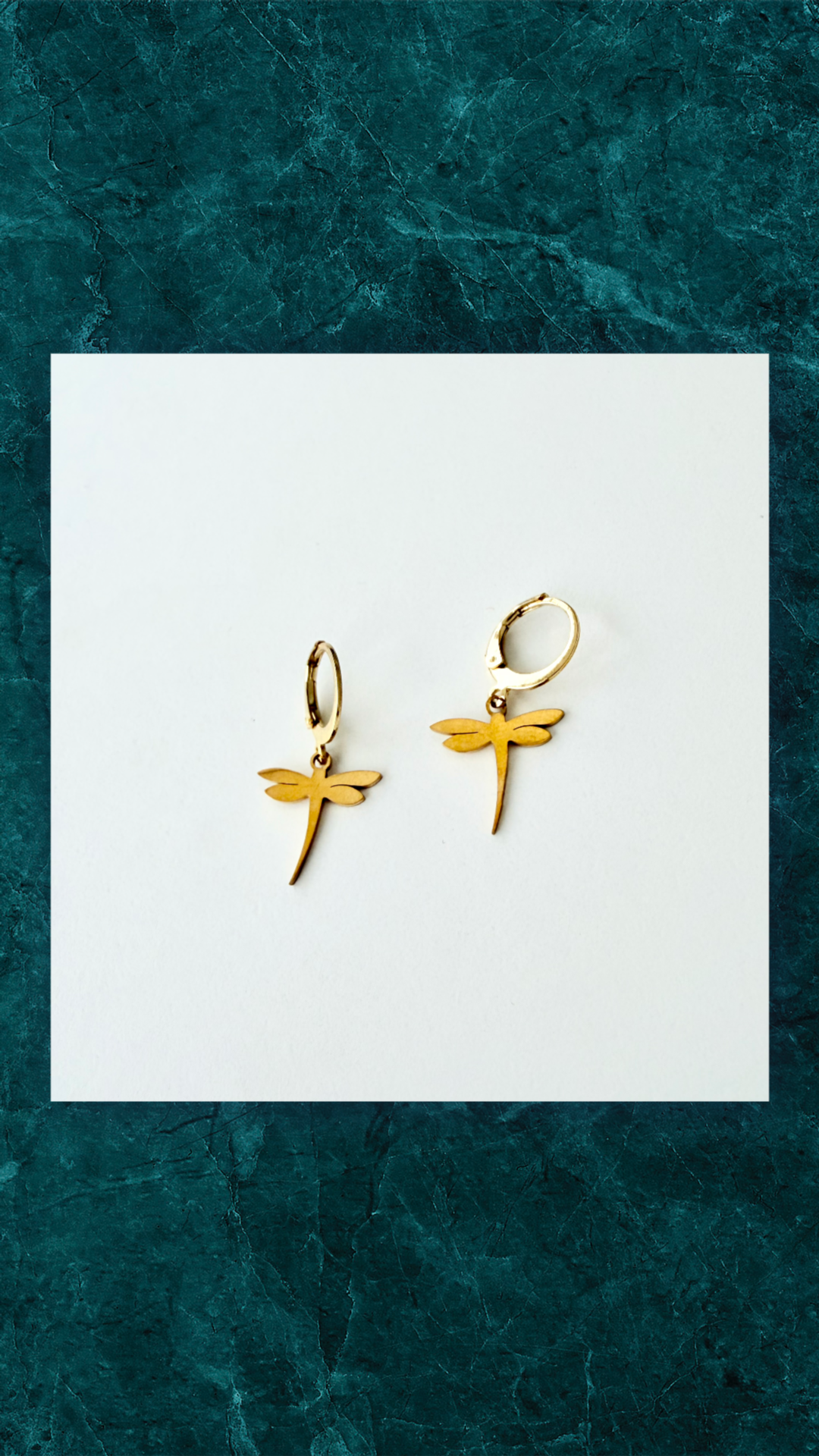 Forgyldte Øreringe med Guldsmed