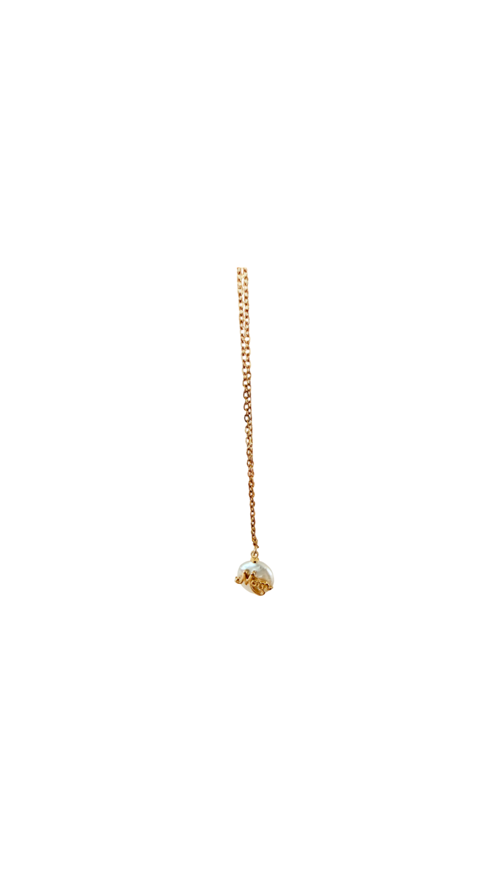 Forgyldt MOM Halskæde – 80 cm.