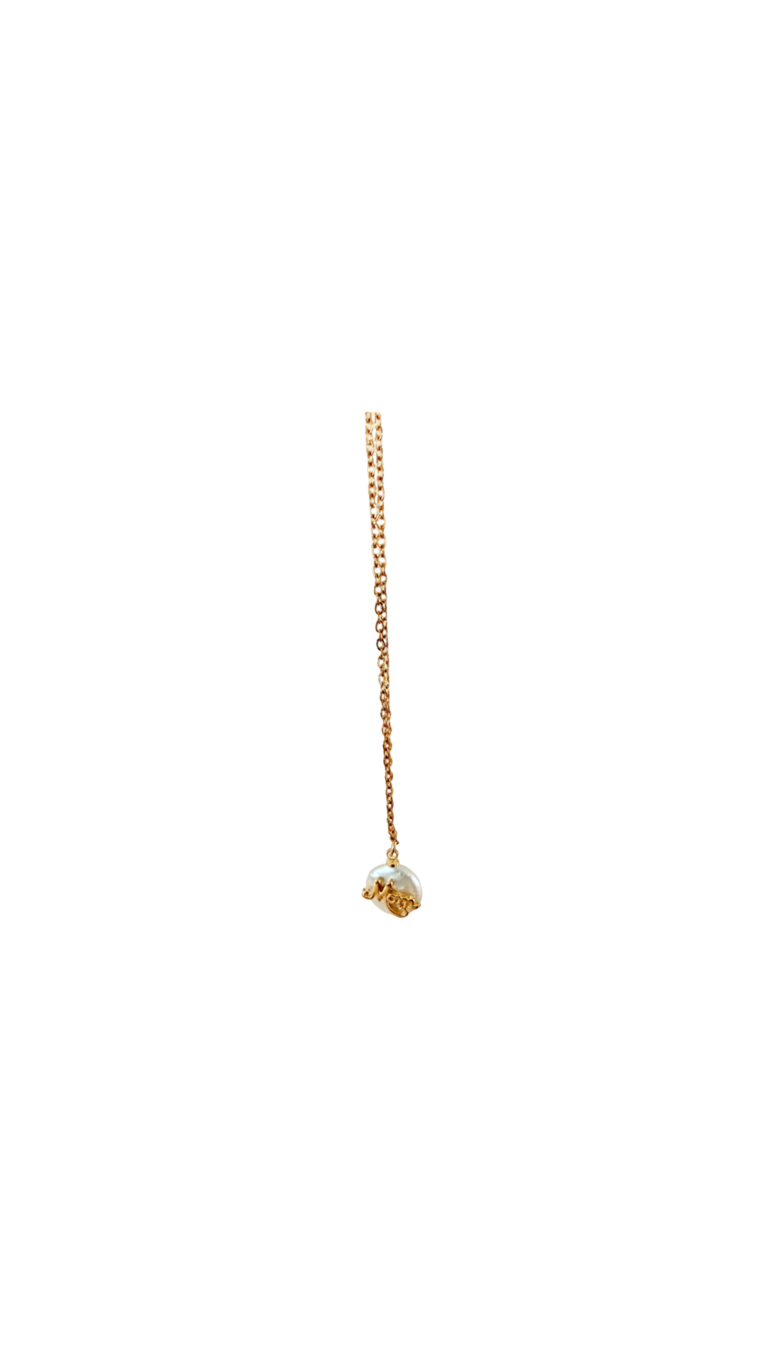 Forgyldt MOM Halskæde – 80 cm.