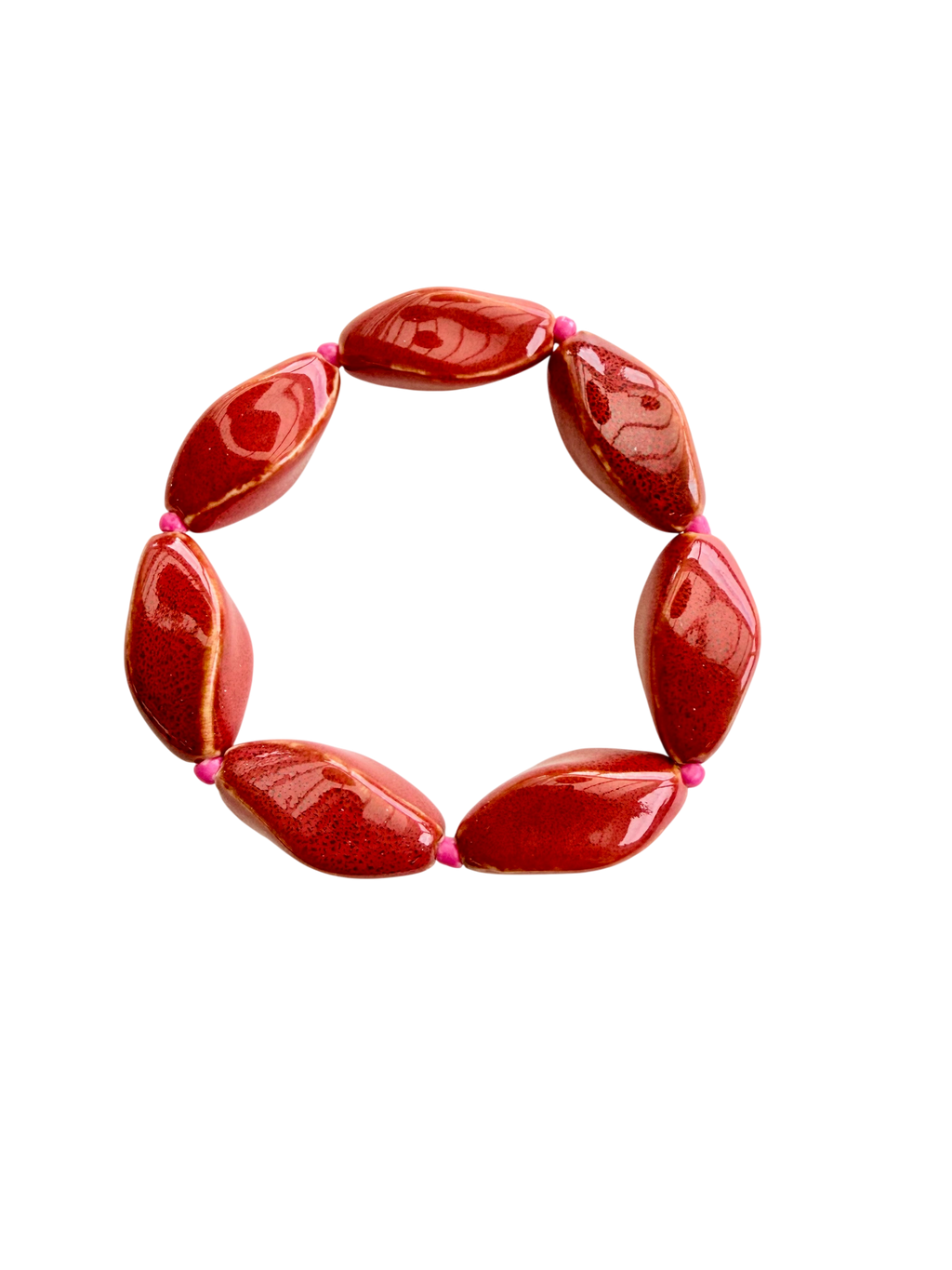 Keramik Perlearmbånd