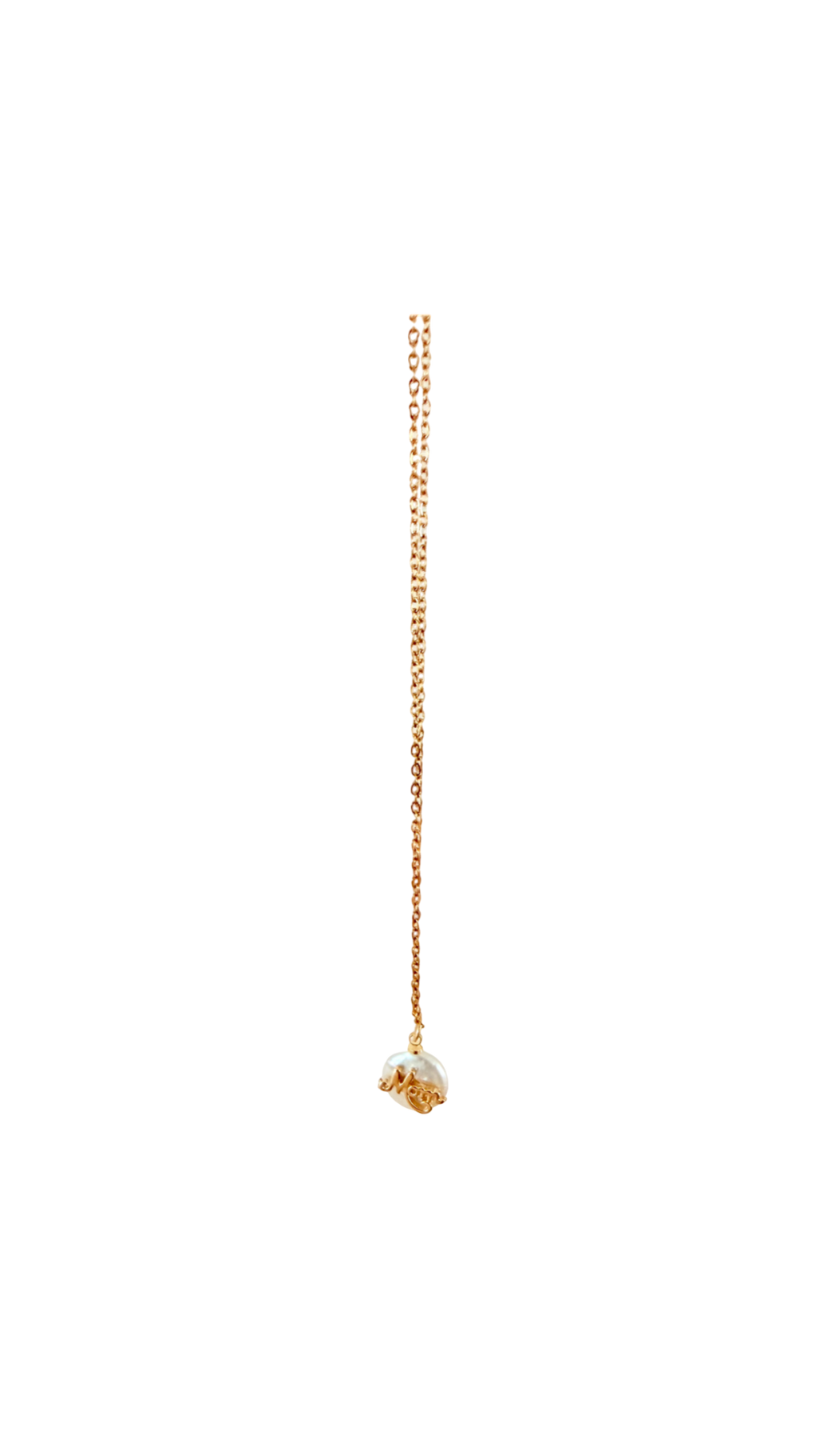 Forgyldt MOM Halskæde – 80 cm.