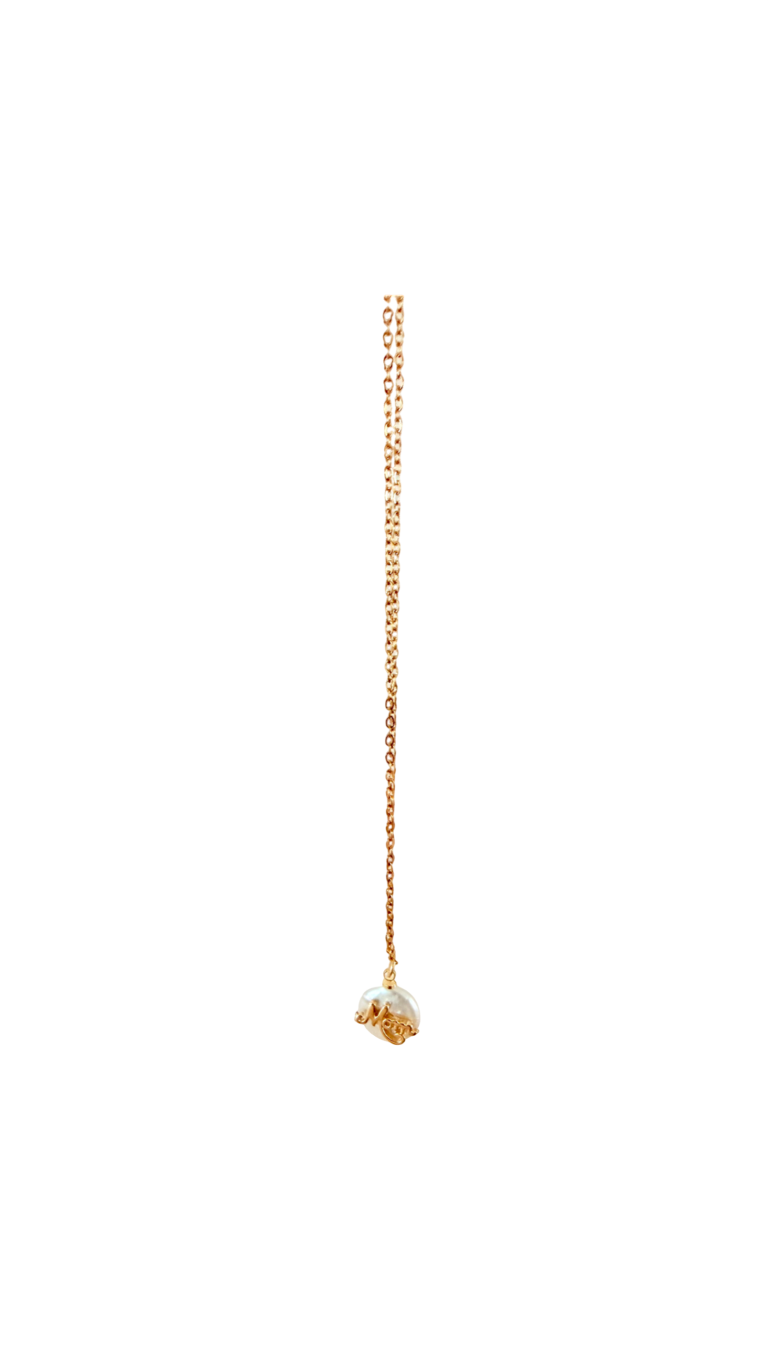 Forgyldt MOM Halskæde – 80 cm.