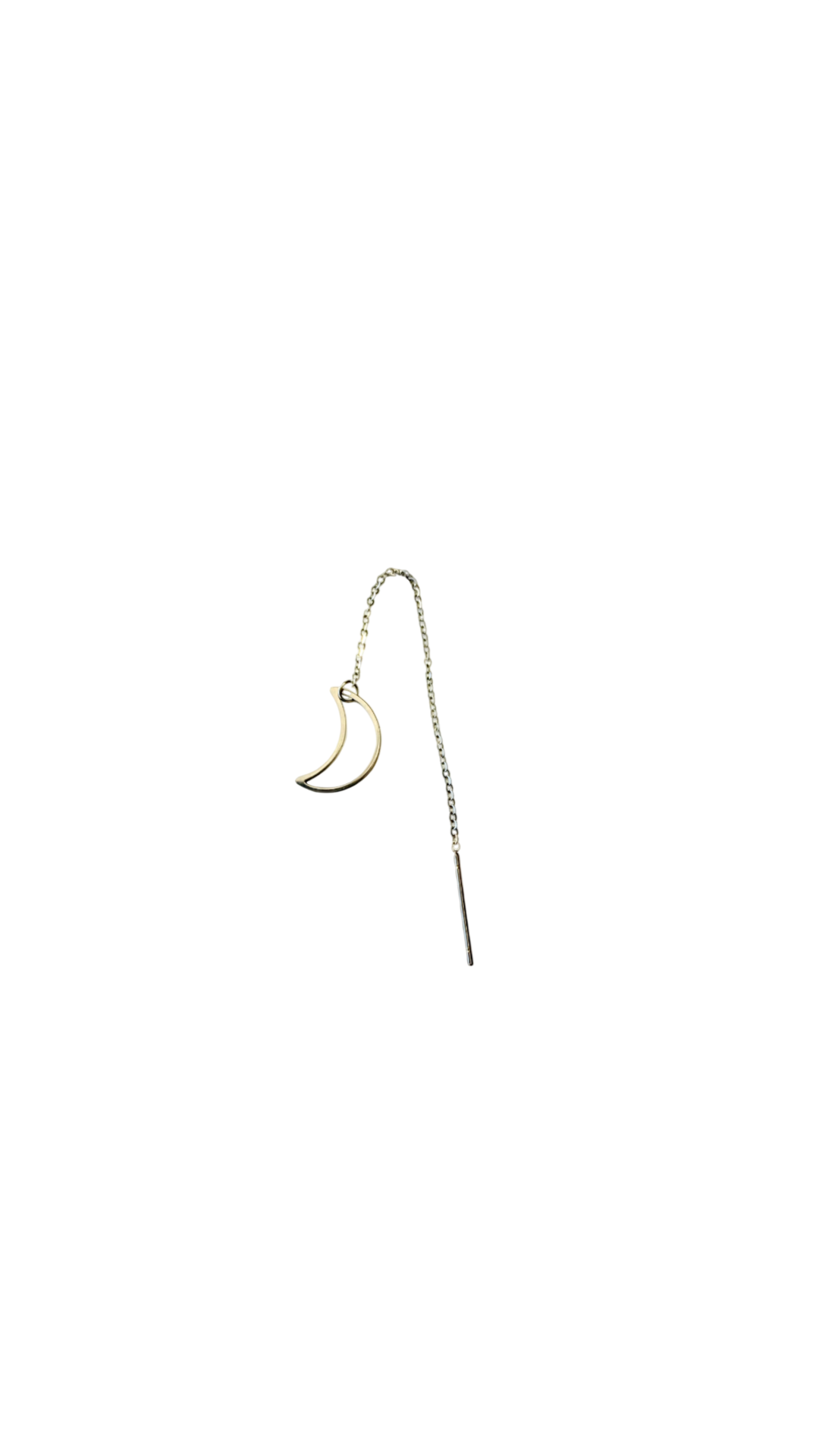 Moon Ørering Enkelt Sølvbelagt #49