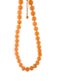 Halskæde med orange perler