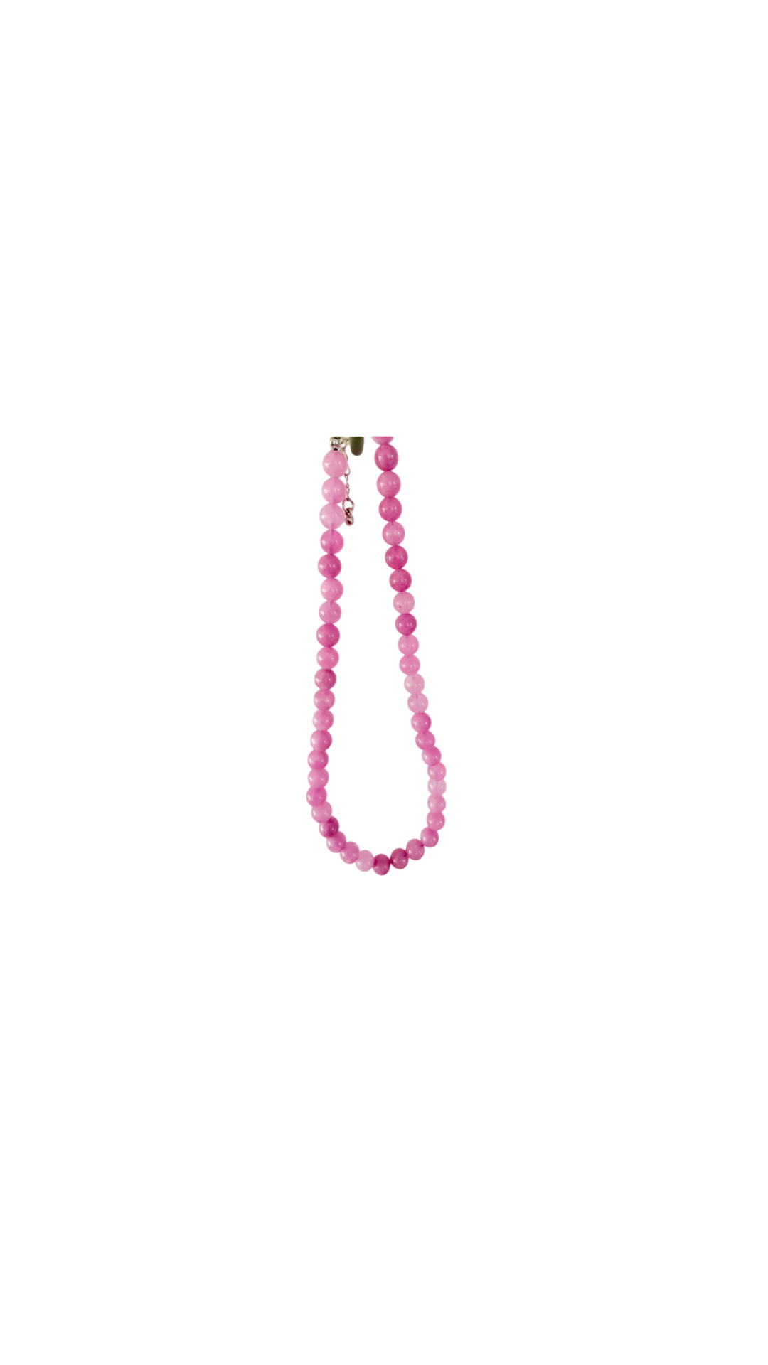 Håndlavet Halskæde med Lavendel Quartz Perler