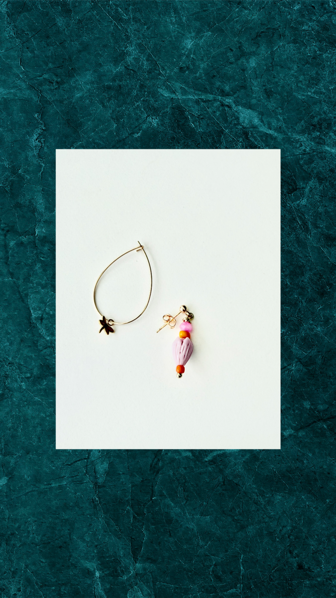 Tulipan Øreringe med Guldsmed – Håndlavet Forgyldt Smykke