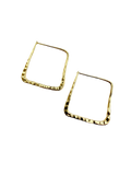 Firkantede Hoops – Forgyldt