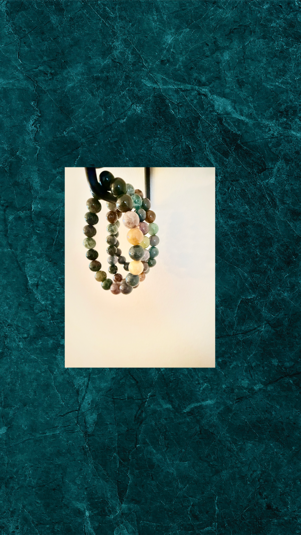 Agat Armbånd - Håndlavet med Natursten