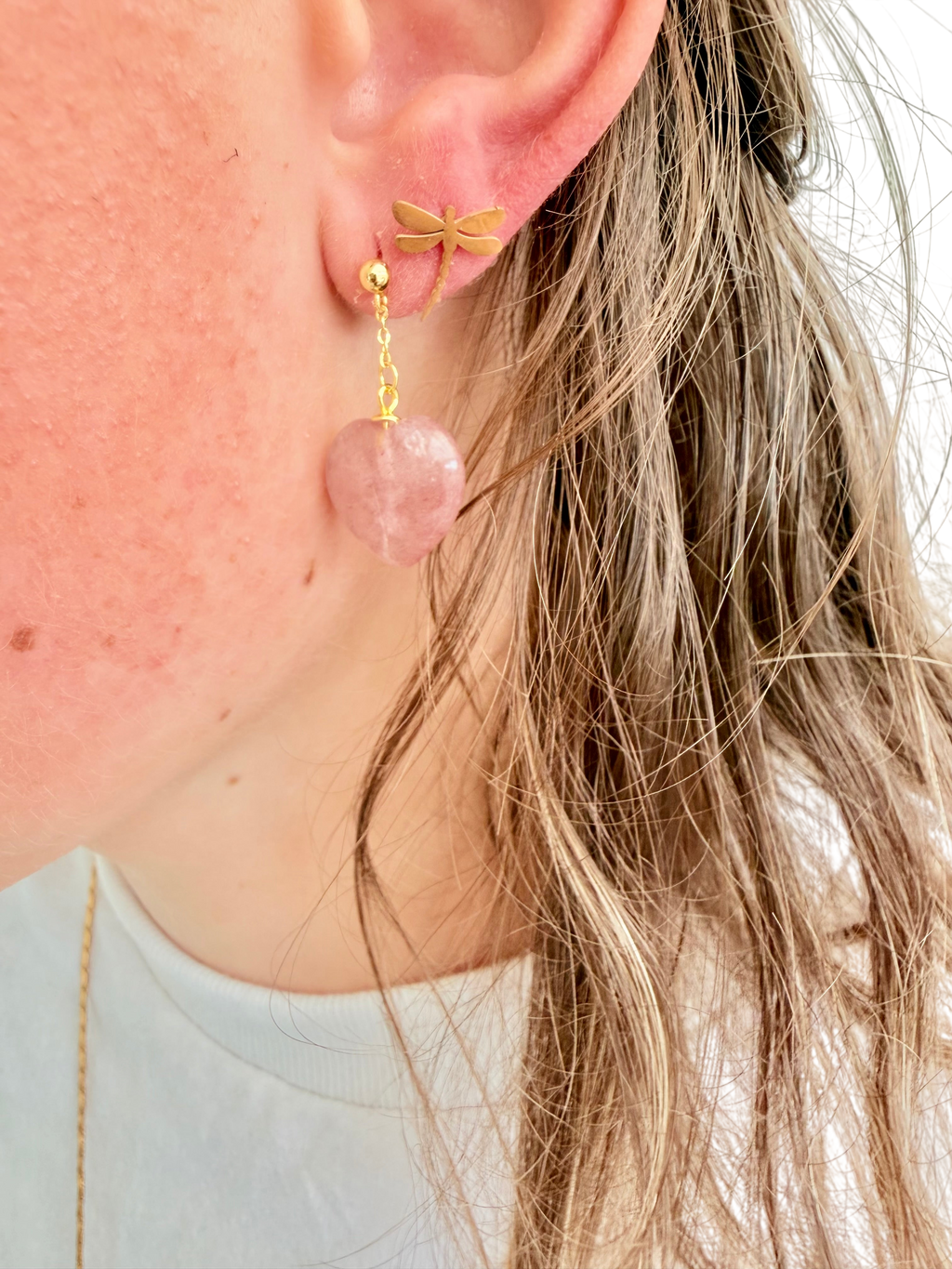 Ørestik med guldsmed enkelt  Mix & Match #08