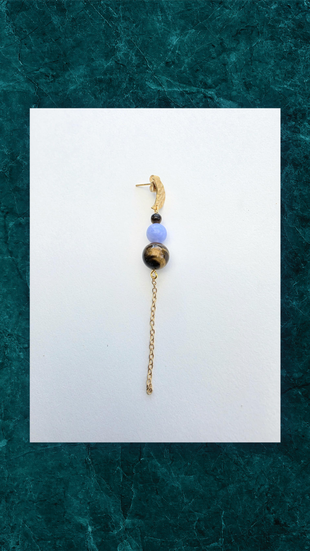 Forgyldt Ørering - Enkelt Elegance