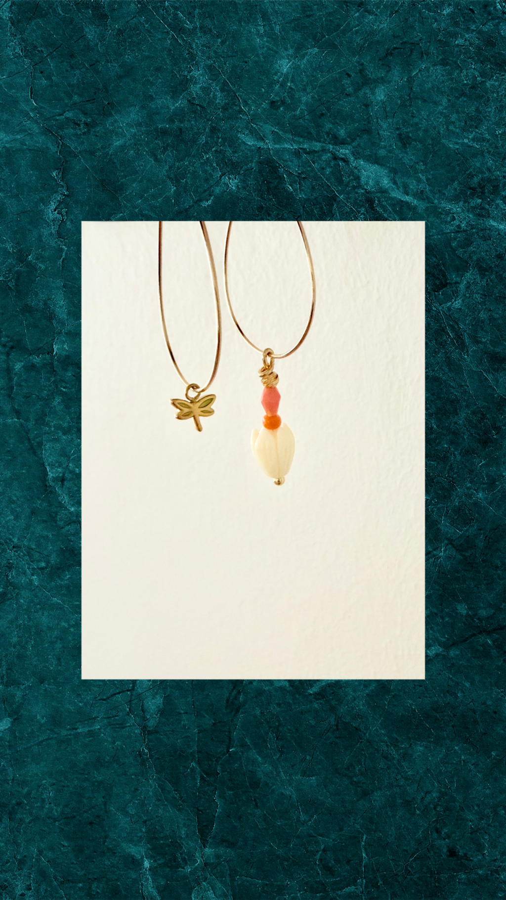 Forårs Øreringe – Guldsmed & Tulipan i Forgyldt Sølv