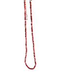 Halskæde med rosa mini perler