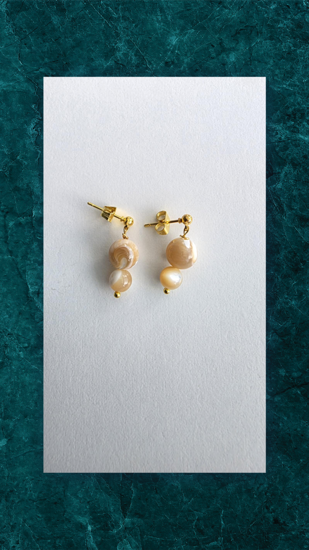 Forgyldte Ørestikker - Enkelt og Elegant Håndlavet Smykke