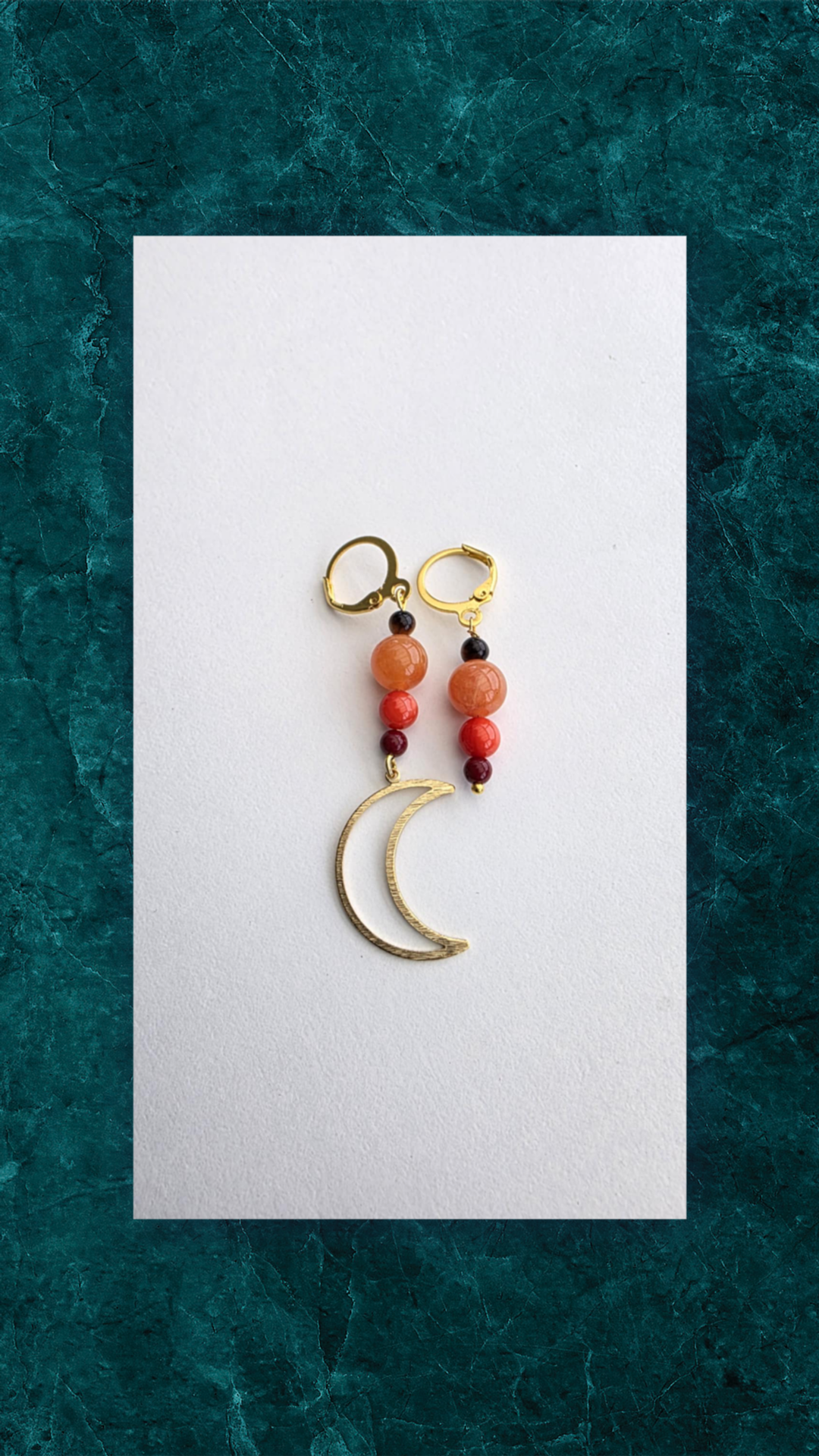 Forgyldte Øreringe - Enkelt og Elegant Håndlavet Smykke