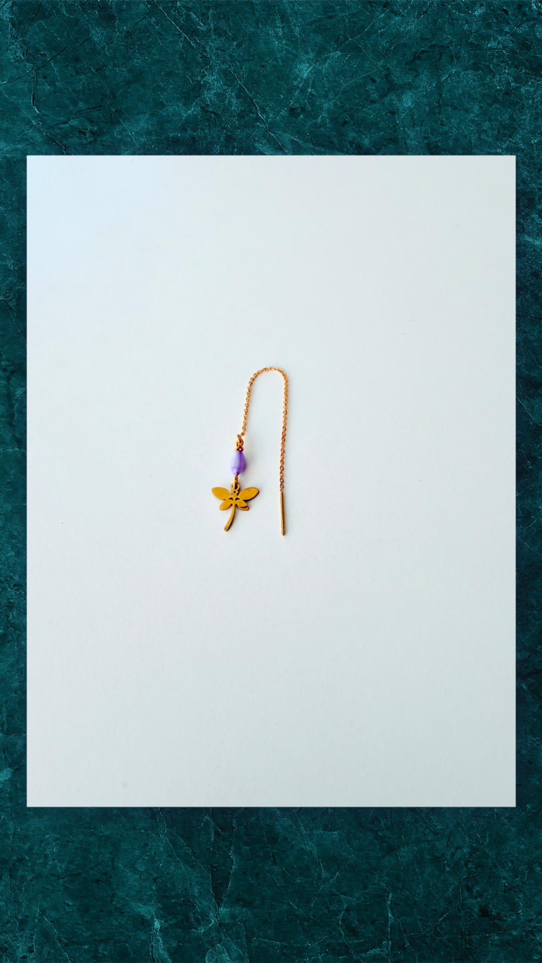 Forgyldt Ørering med Guldsmed - Unik Karakter