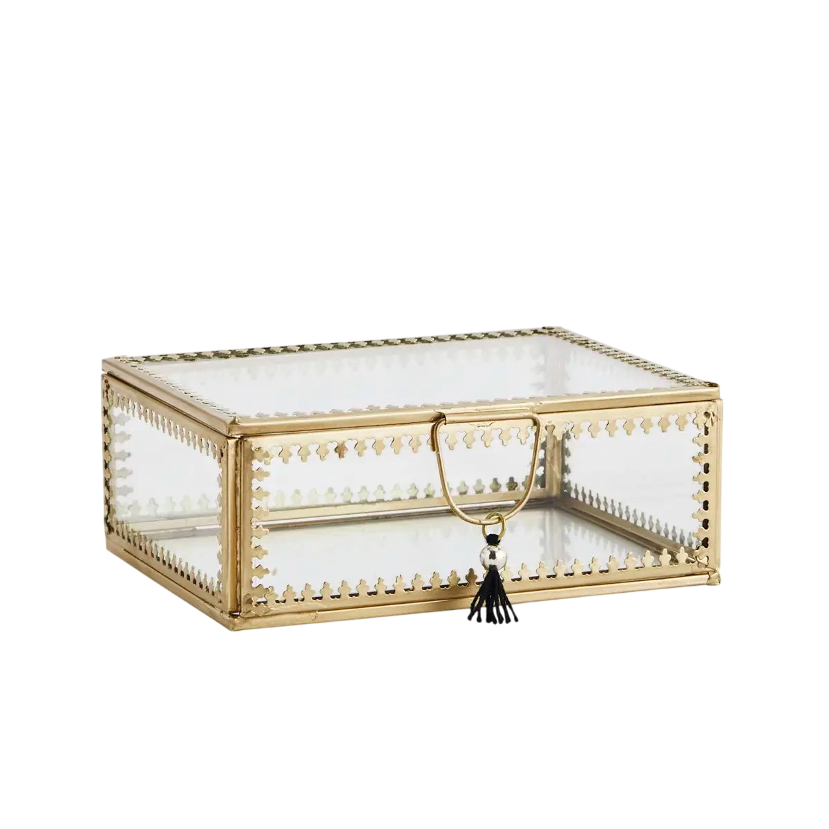 Unique Glass Box With Tassel