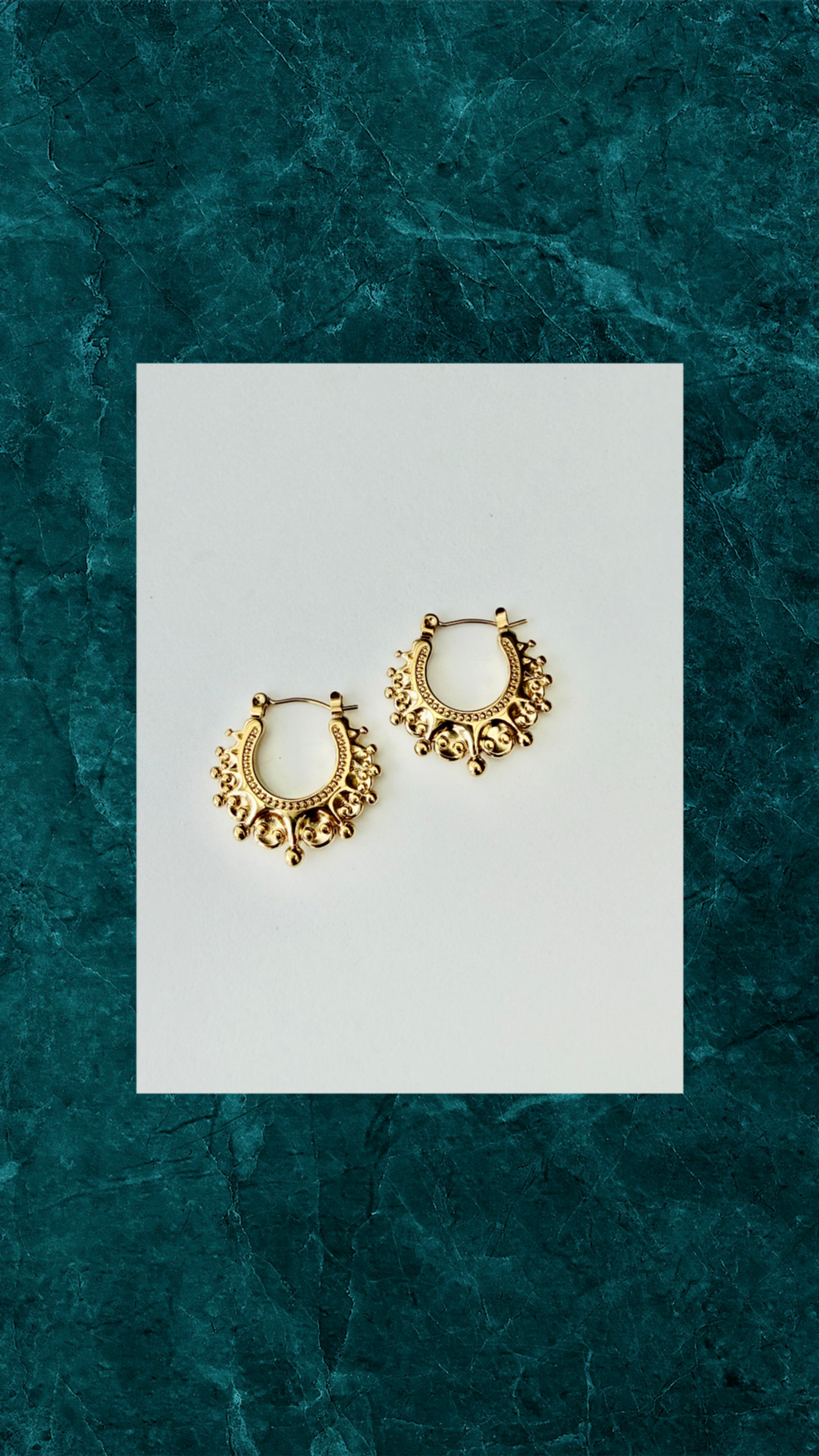 Titanium Stål Øreringe – Forgyldt & Allergivenlig