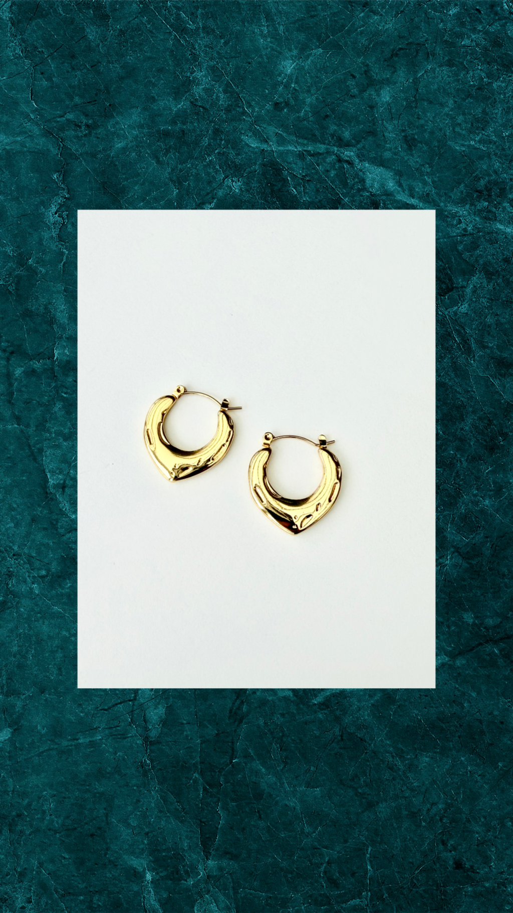 Rustfrit Stål Øreringe – Forgyldt & Slidstærke