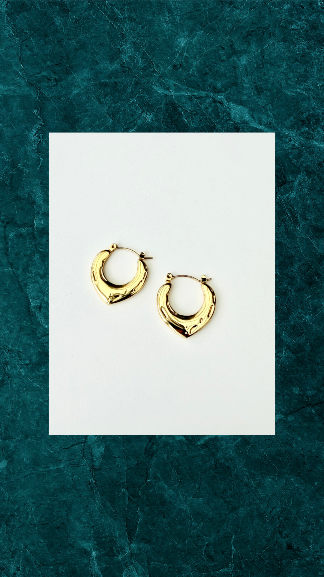 Rustfrit Stål Øreringe – Forgyldt & Slidstærke