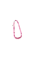 Halskæde med lavendel quartz perler