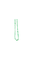 Halskæde med mintgrønne perler