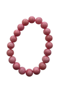 Armbånd med Rosa Perler - Elastik