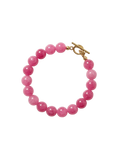 Håndlavet Armbånd med Pink Perler – Mailund Smykker