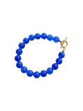 Håndlavet Armbånd med blå perler