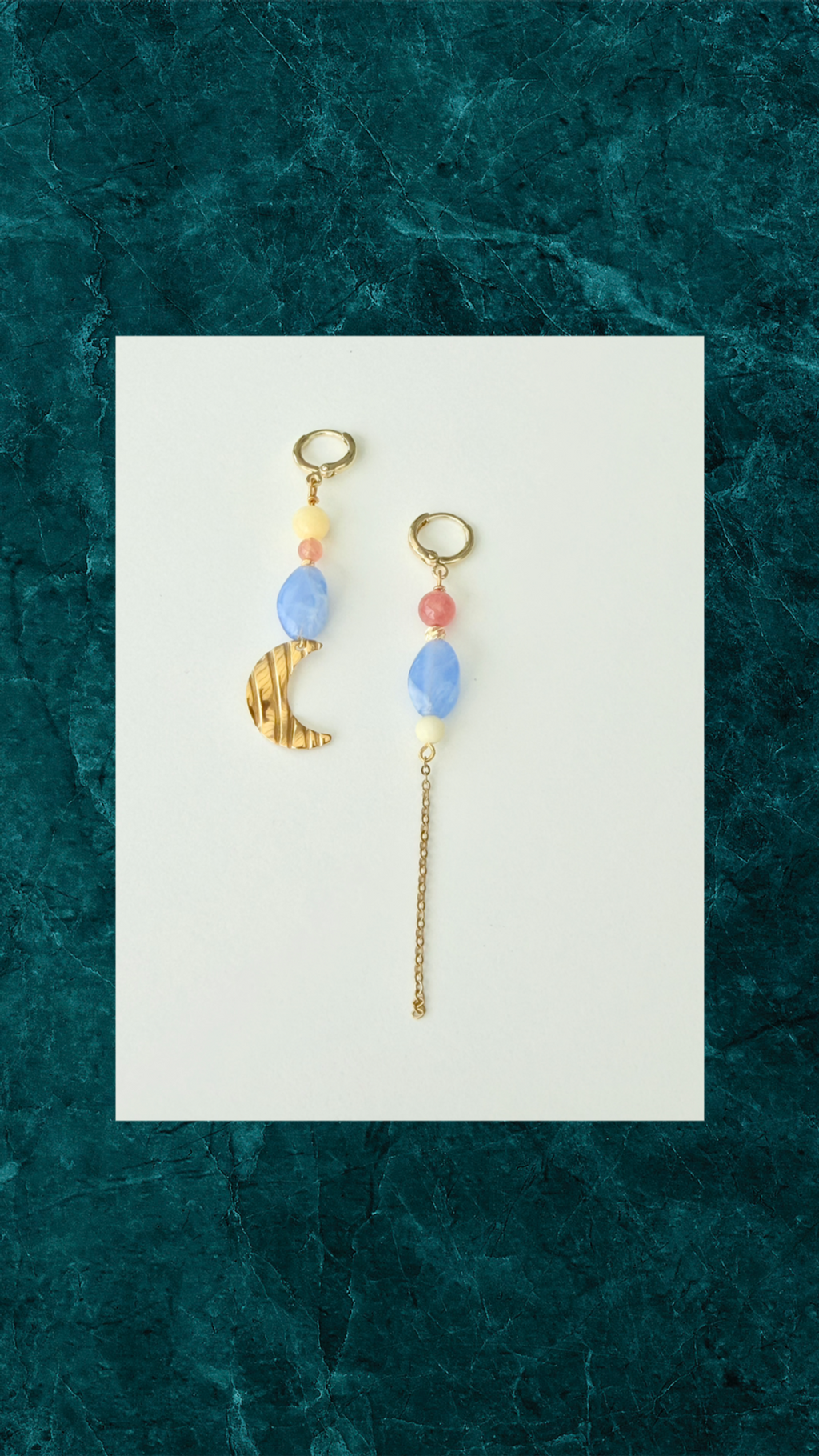 Forgyldte Øreringe - Den Usynlige Garderobe