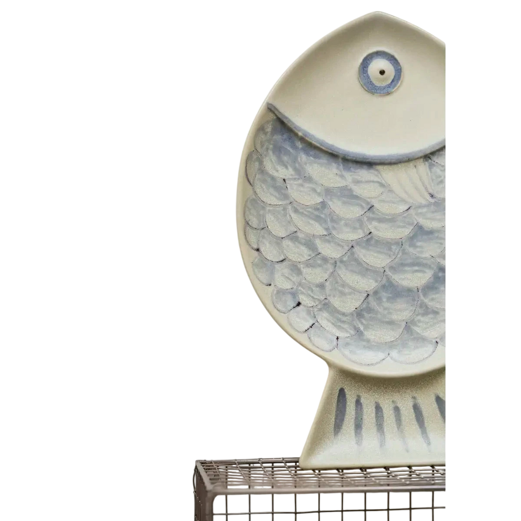 Stoneware Fish Tray