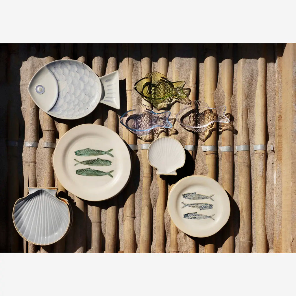 Stoneware Fish Tray