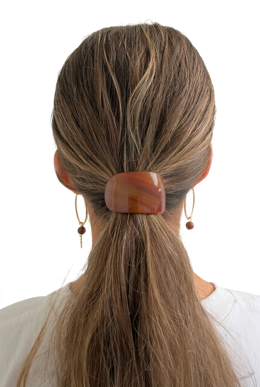 Hårelastik Caramel