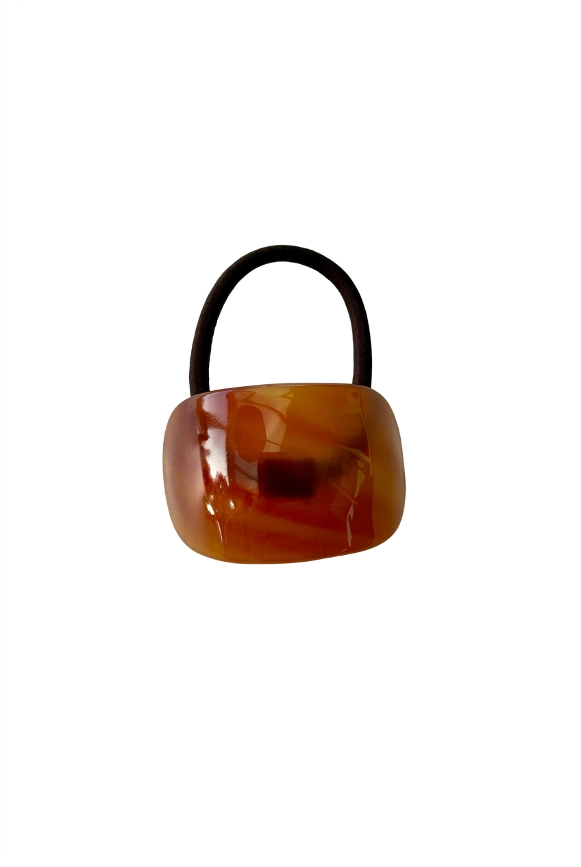 Hårelastik Caramel